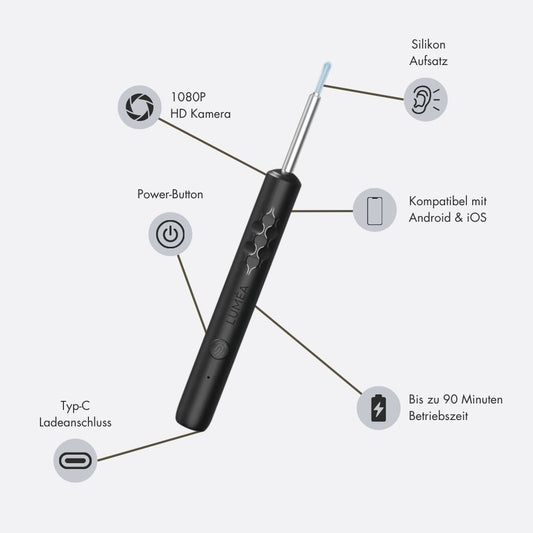 LUMEA® - Ohrenreiniger mit HD-Kamera